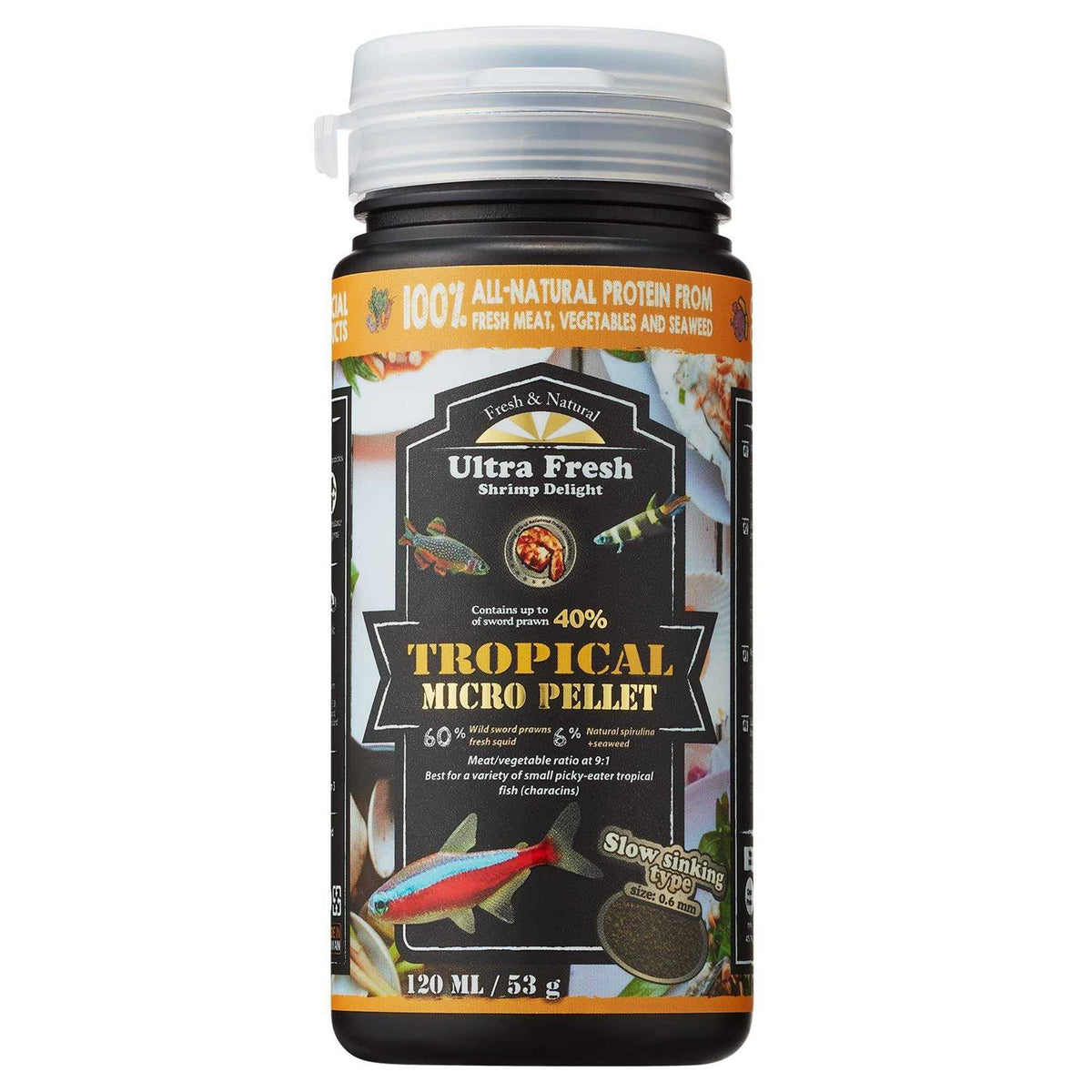 Slow Sinking All Natural Fish Food J3735