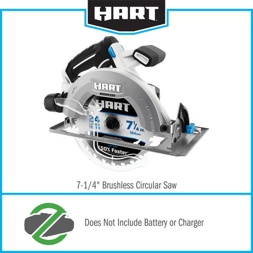 20-Volt Brushless 7-1/4 Inch Circular Saw with Battery and Charger J33385