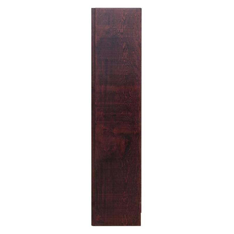 Traditional 4-Shelf Wood Bookcase in Cherry T66130