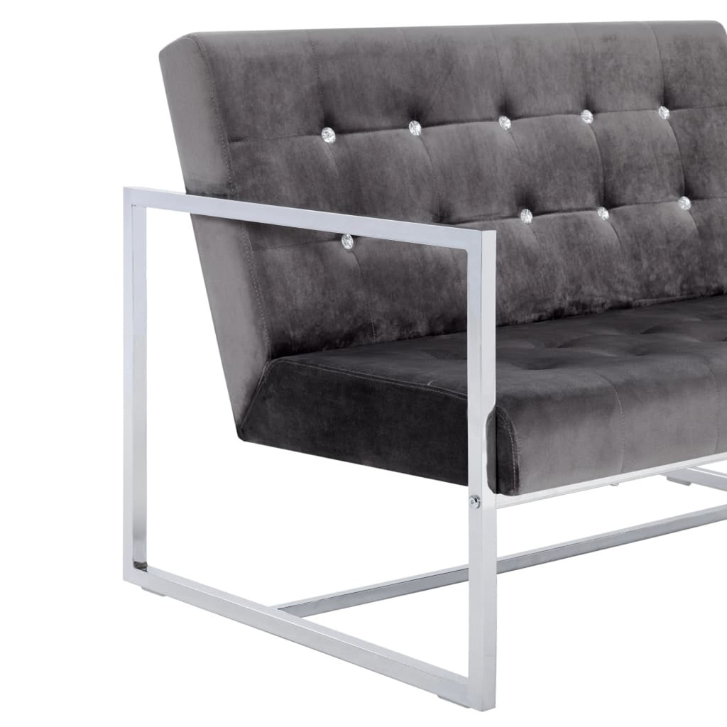 2-Seater Sofa Dark Gray P144289