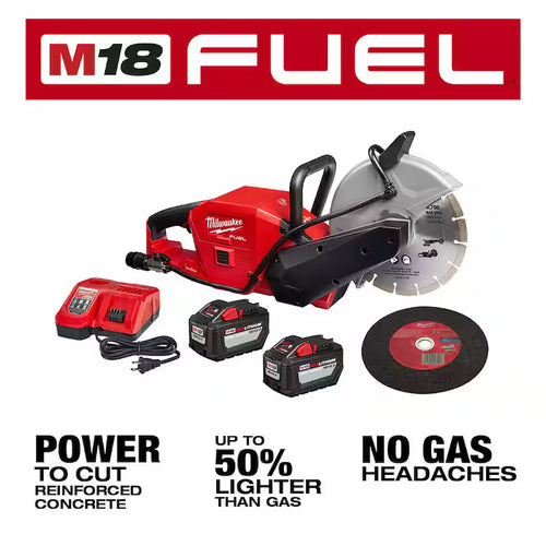 18V Lithium-Ion Brushless Cordless 9 in. Cut Off Saw Kit E9255