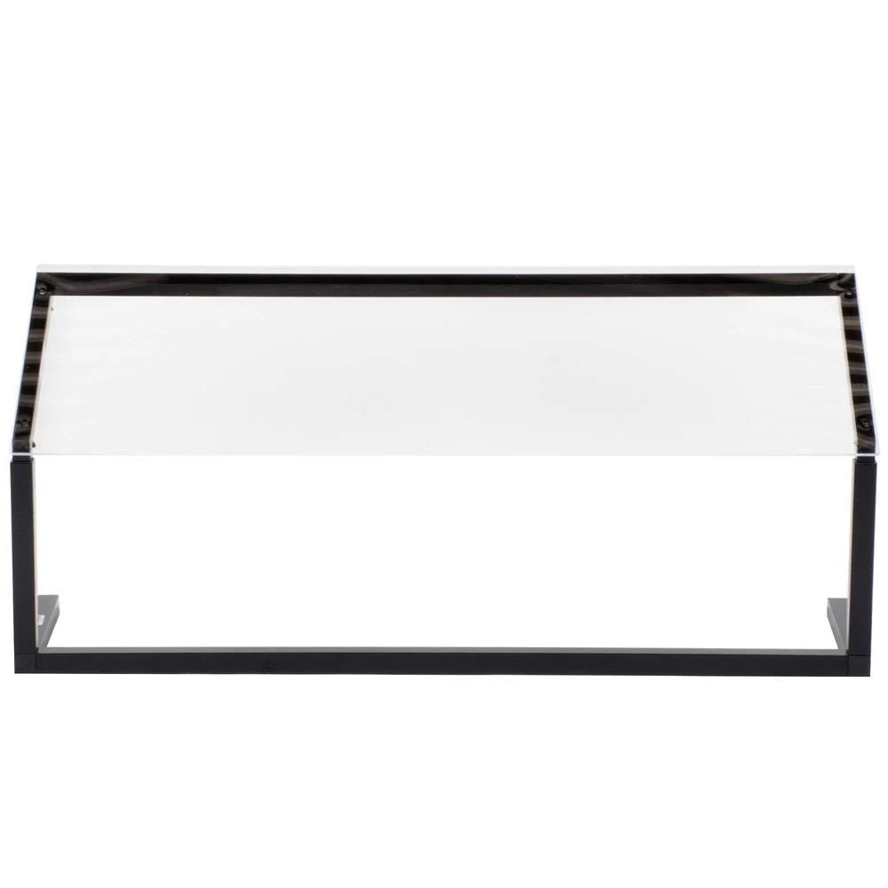 Black 48x22 Adjustable Single Sided Sneeze Guard E503
