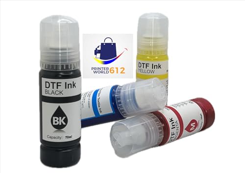 Cartridge-Free Super-Tank Printer with DTF Ink Bundle, Built-in Scanner & Copier B6612