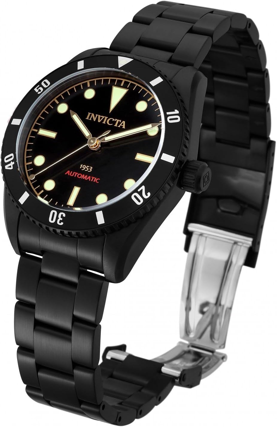 All Black Automatic Diver Watch L736