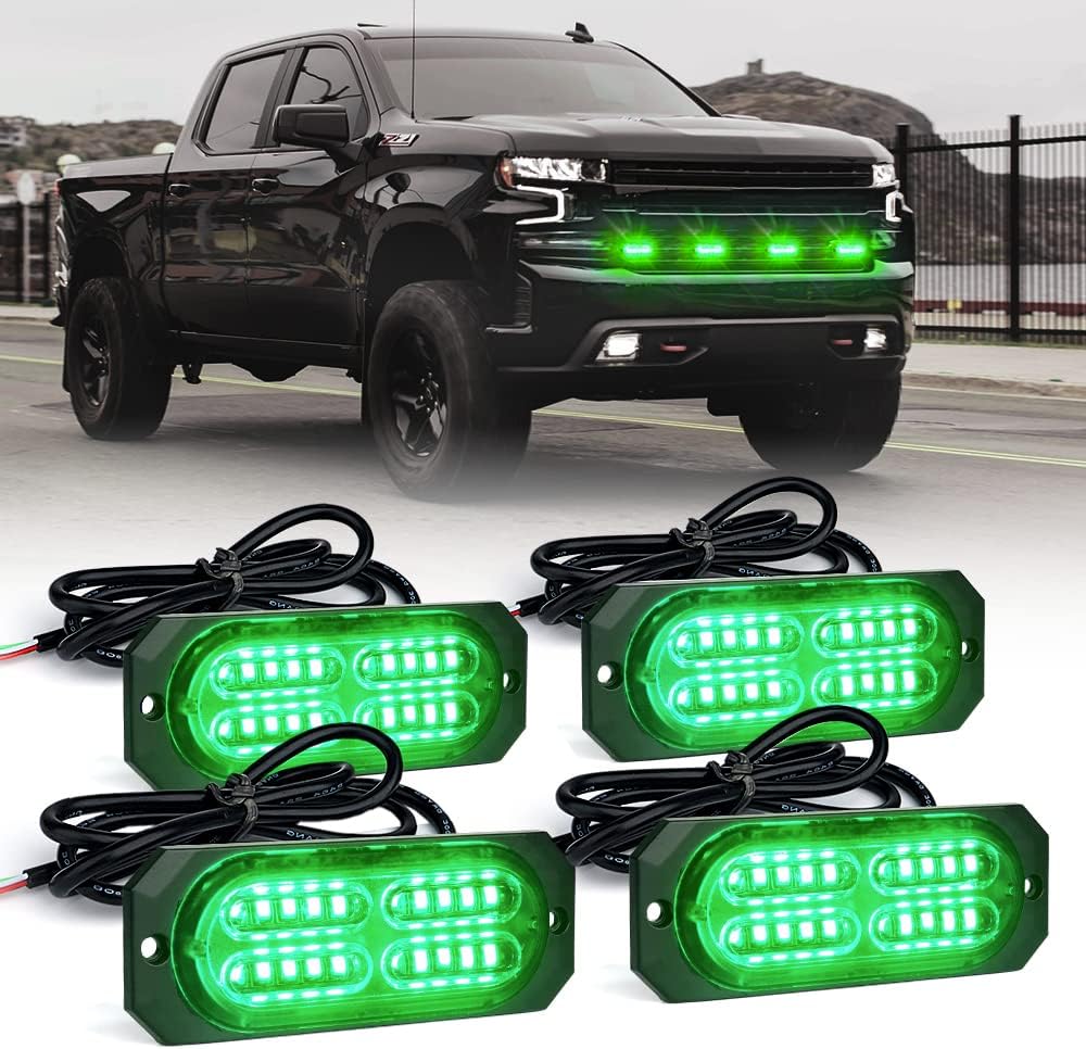 Red 20 LED Emergency Strobe Lights Kit 8PCS H865404