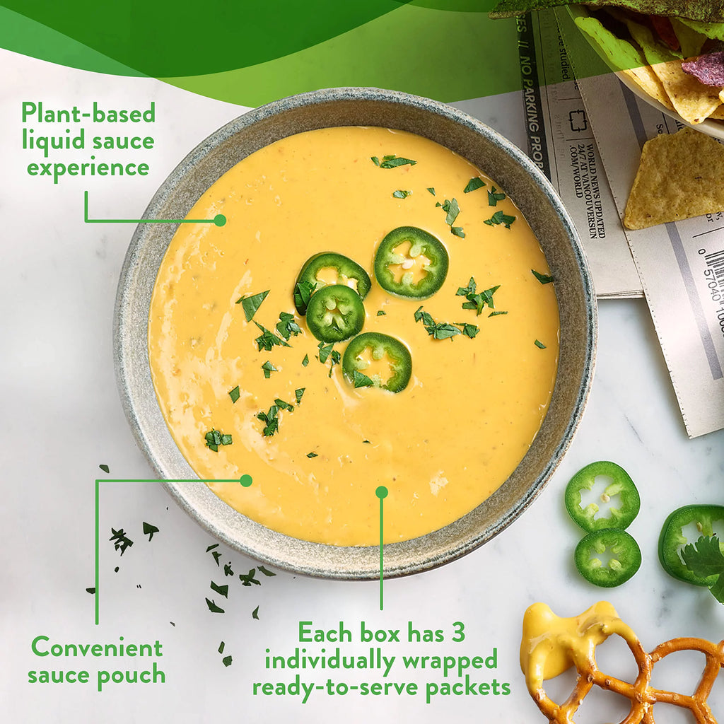 Vegan Cheddar Cheese Sauce Pack of 8 K134