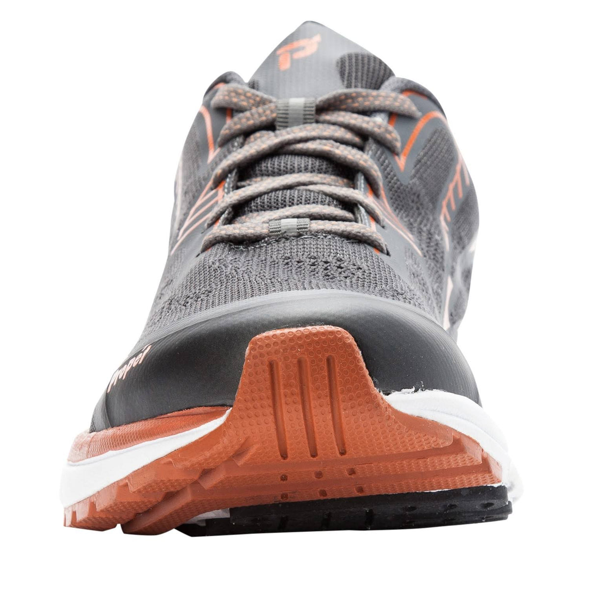 Men's Propet One LT Dark Grey/Burnt Orange Size 15 E3664