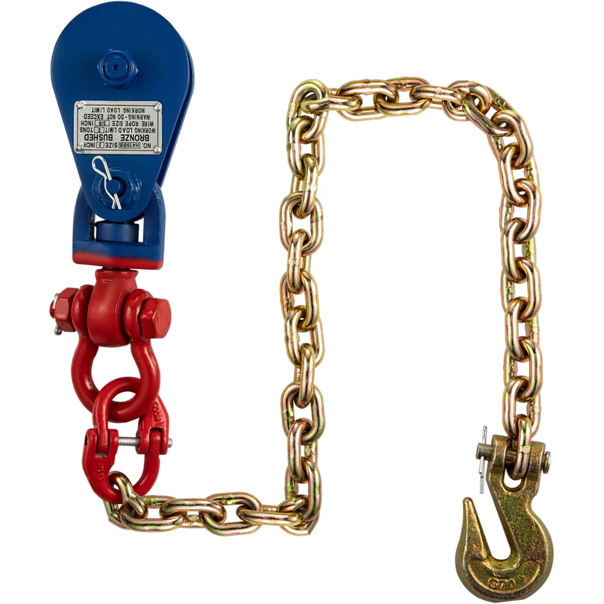 2Ton 4400 lbs Snatch Block with Chain W97304