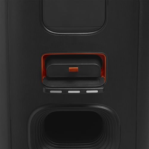 Portable Party Speaker with Telescopic Handle & Wheels (Black) A152503