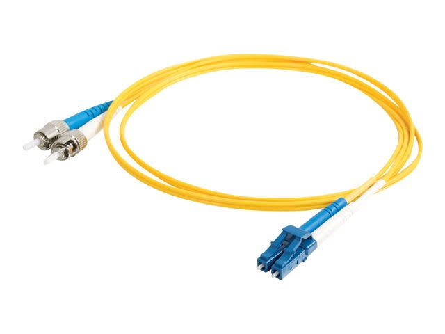 10m LC-ST Duplex Singlemode PVC Fiber Optic Cable Yellow N8660