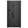 Black 25 cu. ft. Side by Side Refrigerator W412