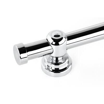 Polished Chrome 24x22 Metal Grab Bar D701