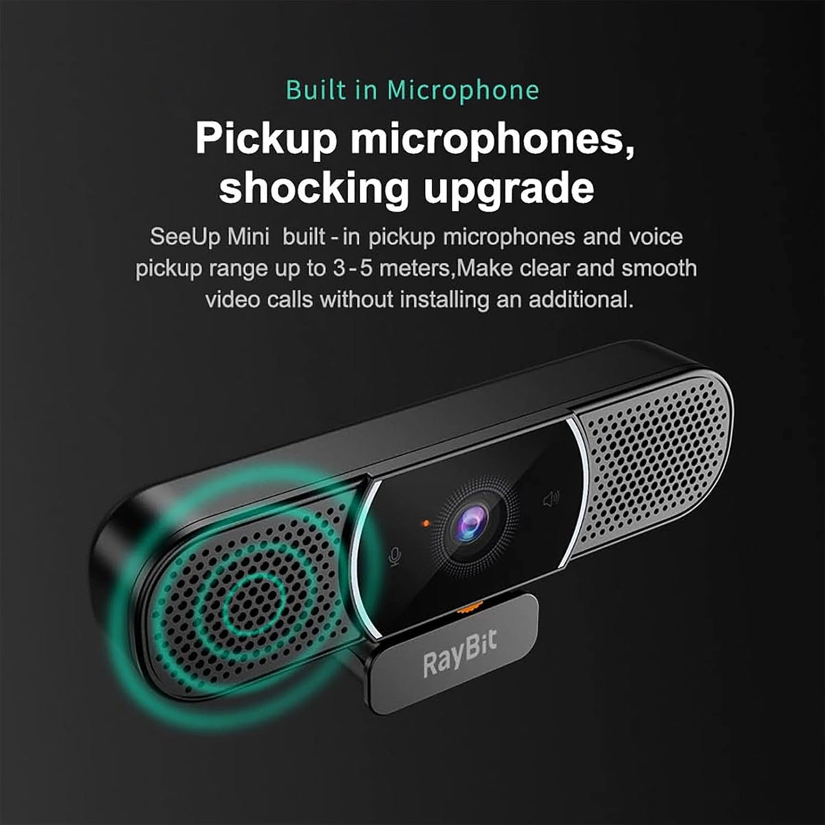 1080p HD Webcam with Microphone and Speaker C9888