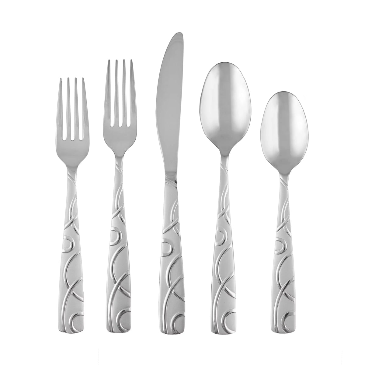 45-Piece Stainless Steel Flatware Set L89491