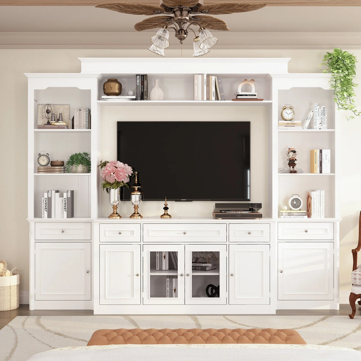 White TV Stand R3321