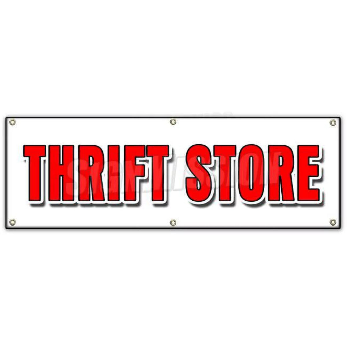 Thrift Store Banner Sign X986