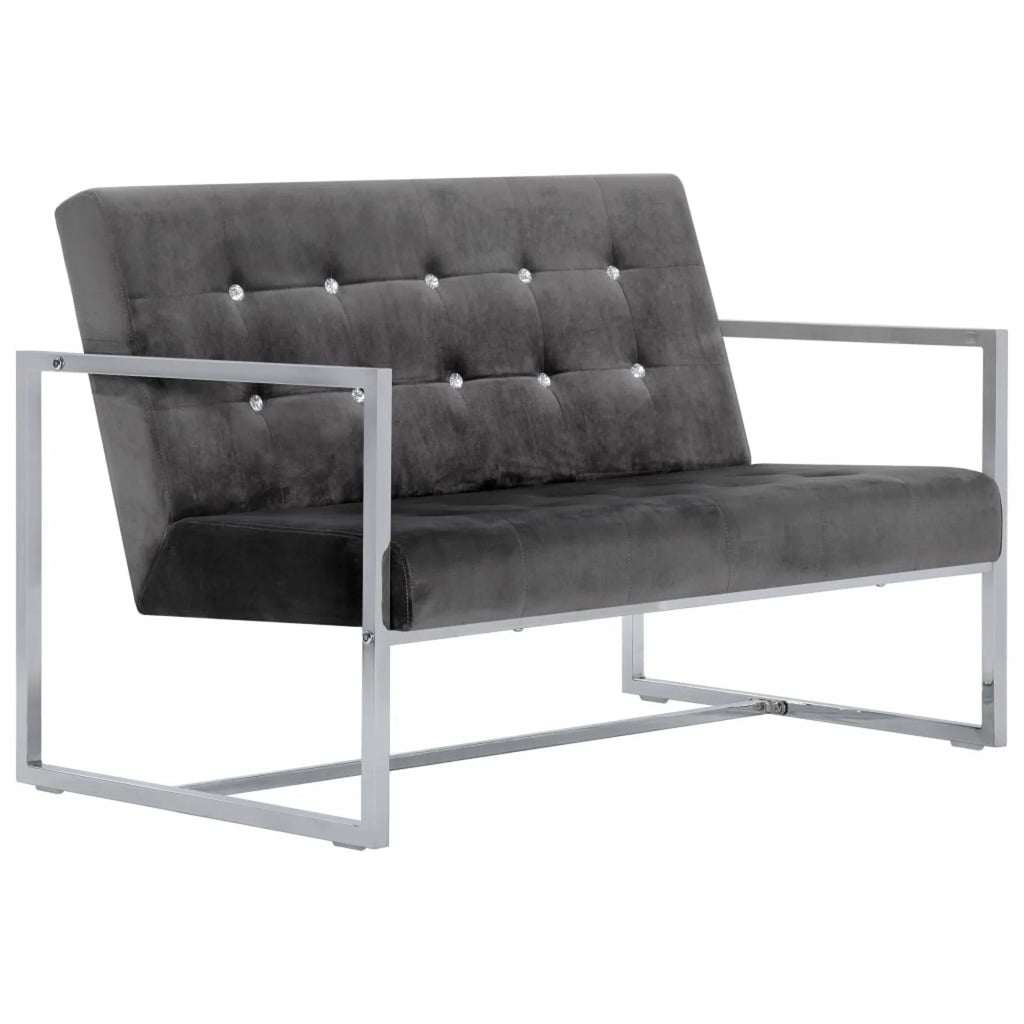 2-Seater Sofa Dark Gray P144289