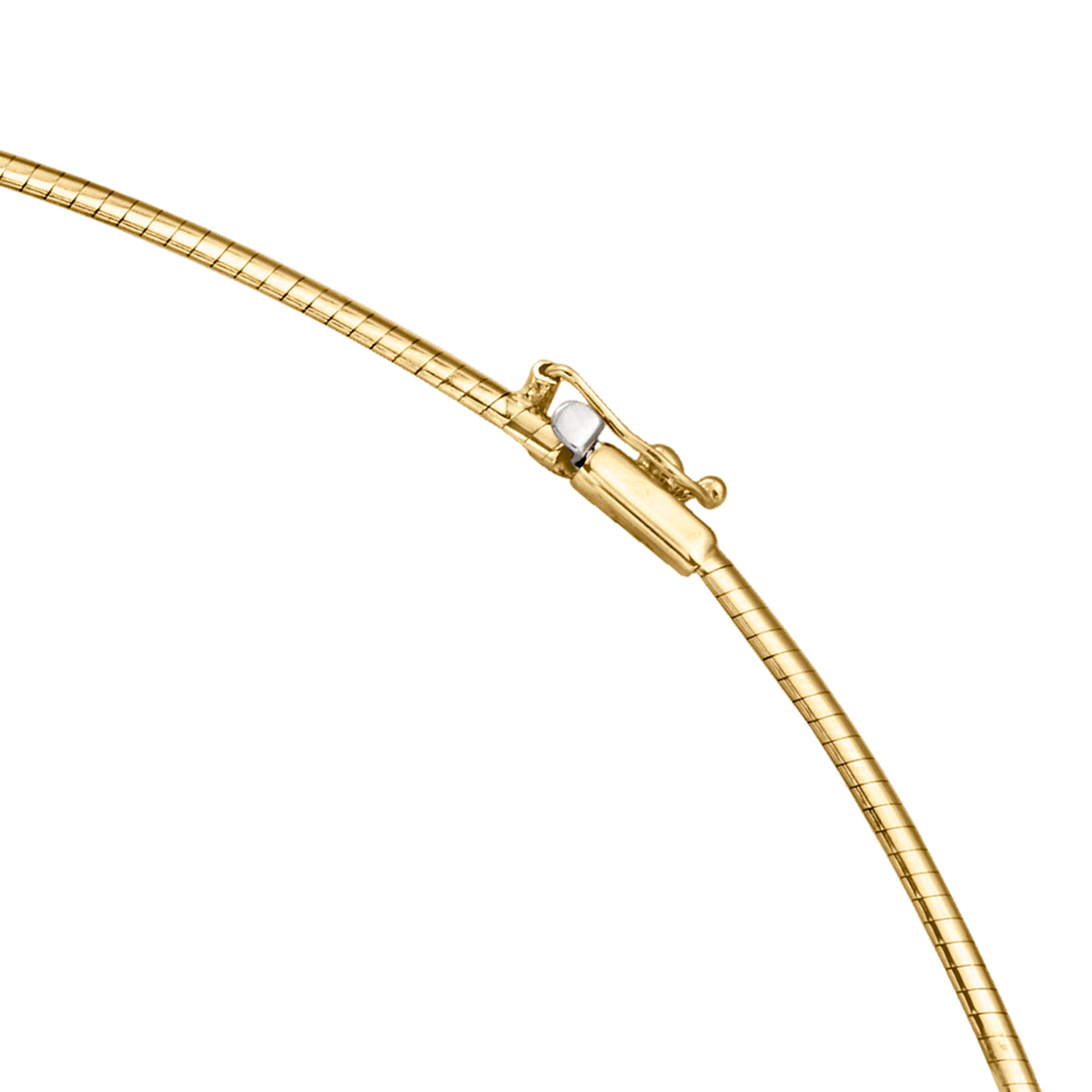 Vintage 23.00 Carat Citrine Omega Necklace in Yellow Gold P740