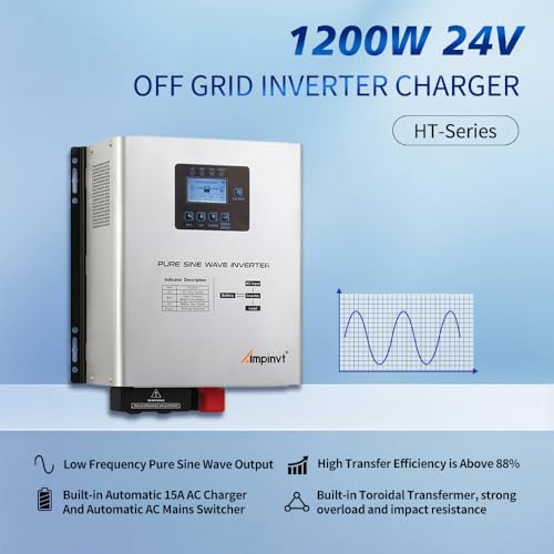 800W Pure Sine Wave Inverter with AC Charger S10107