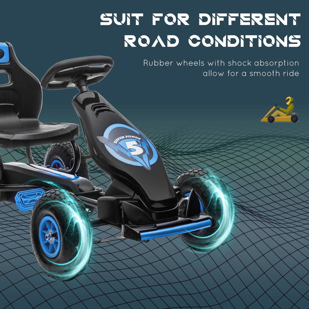 Blue Pedal Go Kart R13688