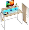 31.5 inch Folding Desk with Led Lights K691