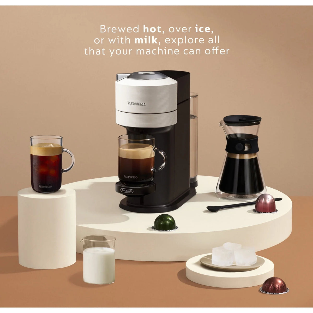 White Coffee and Espresso Maker D695