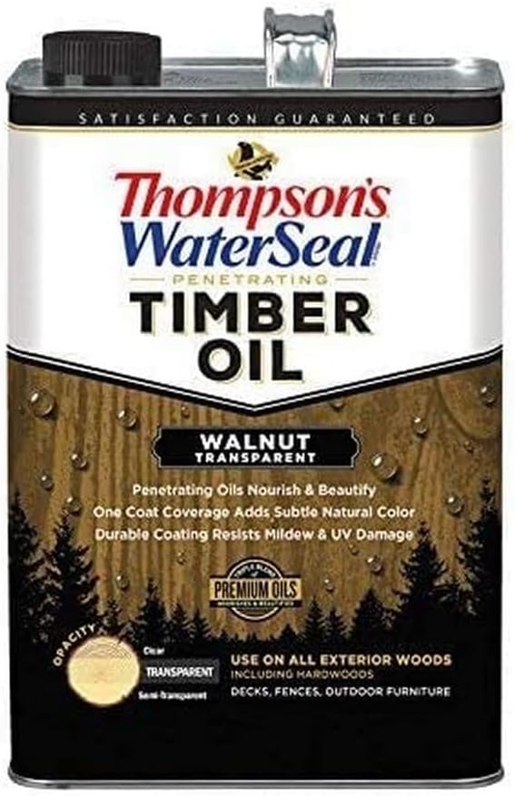 Walnut Penetrating Transparent Timber Oil, 1 Gallon G9553