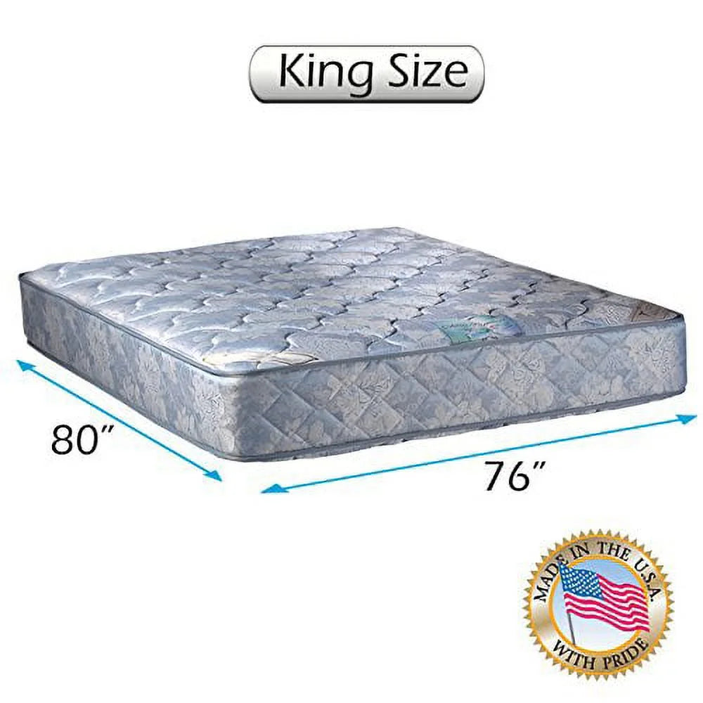 Blue King Size Mattress Only 76x80x9 G53201