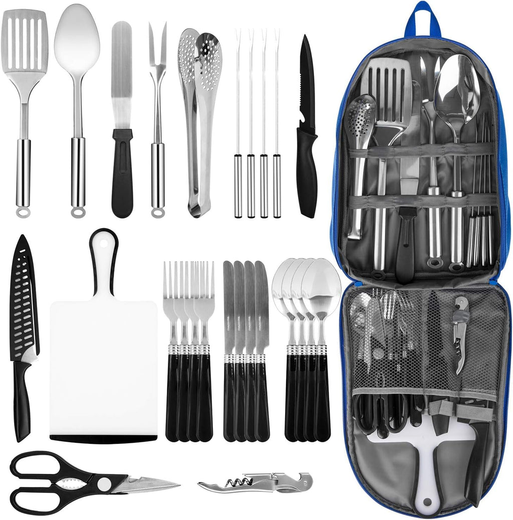 Portable Stainless Steel Camping Utensil Set U6546