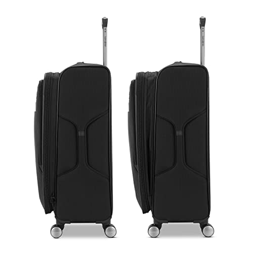 Sapphire Blue Softside Expandable Luggage with Spinner Wheels, 3PC SET T2933