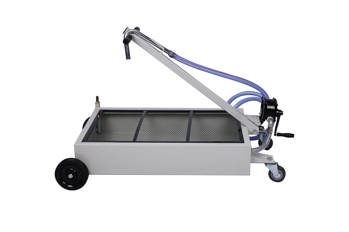 15-Gallon Oil Drain Pan with Hand Pump X39190