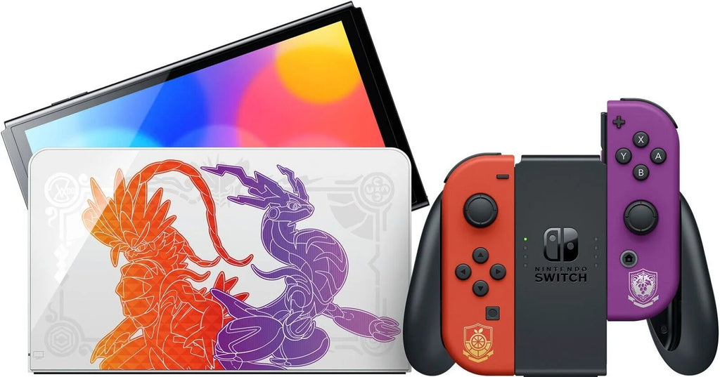 Nintendo Switch OLED Model Pokémon Scarlet & Violet Bundled With Violet Game P3136