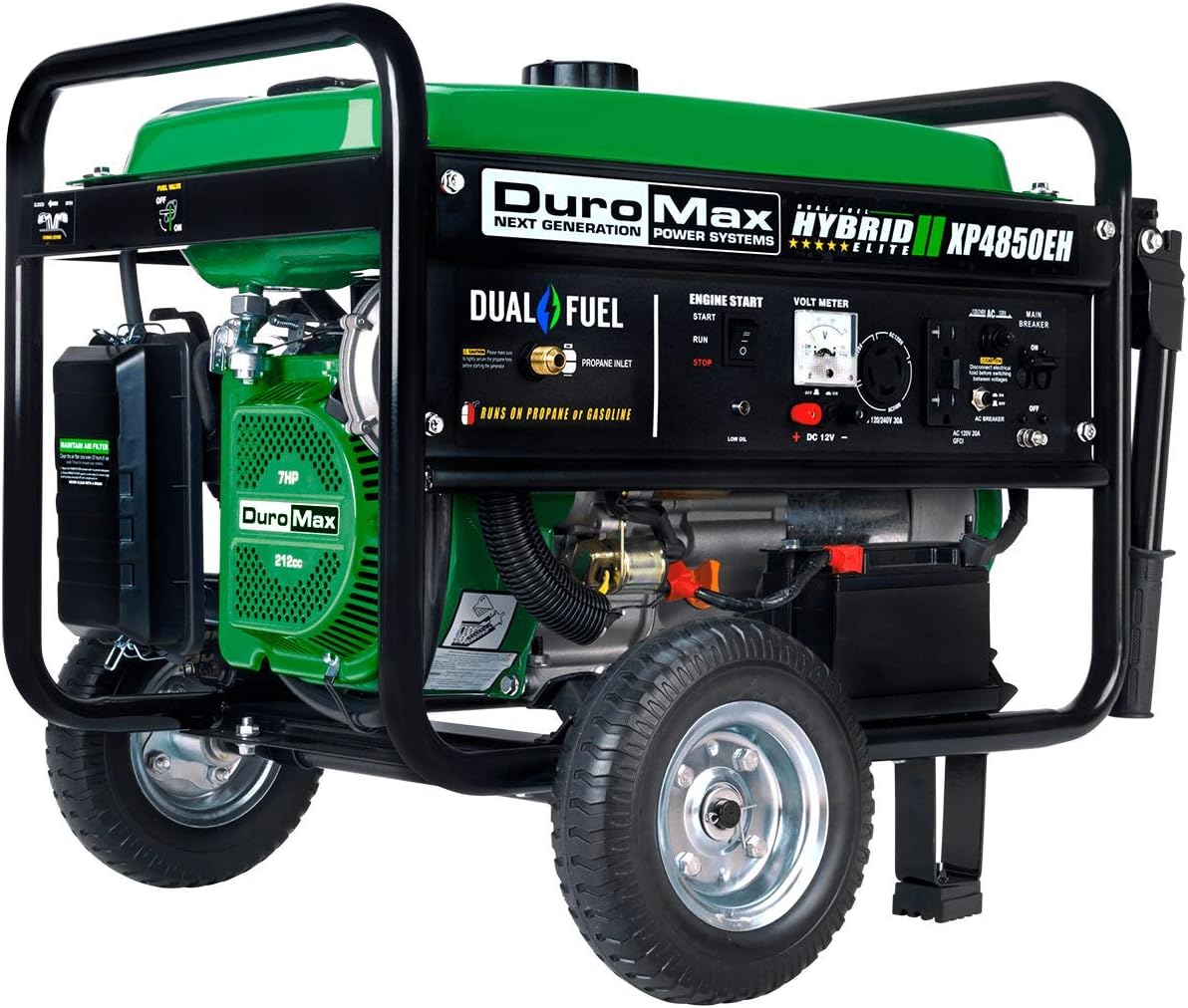 Dual Fuel Portable Generator 5500 Watt Electric Start I1507