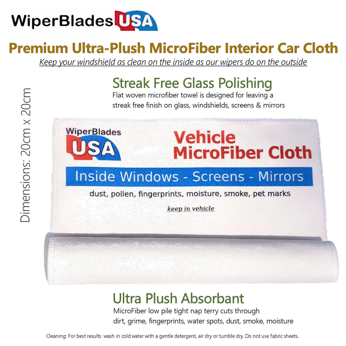 Set of 3 Beam Blade Wipers M8223