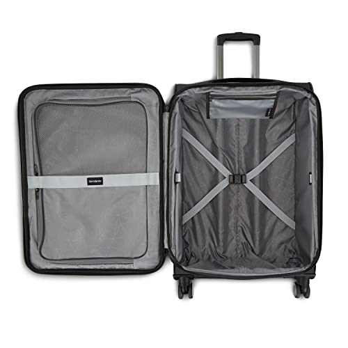 Sapphire Blue Softside Expandable Luggage with Spinner Wheels, 3PC SET T2933