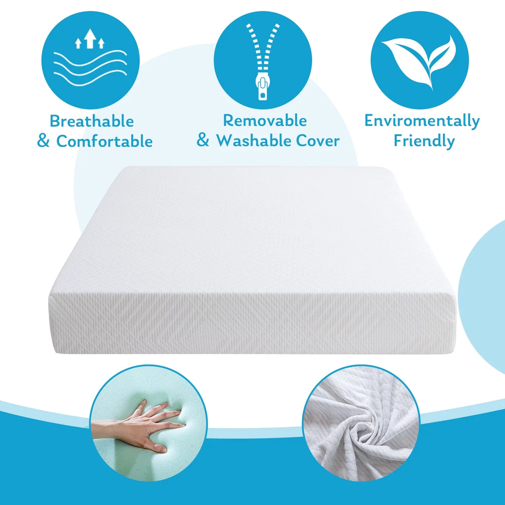 Short Queen 8 inch Memory Foam Mattress L7821