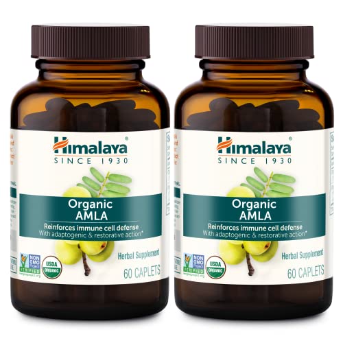 Organic Amla 600 mg 60 Caplets 2 Pack C479354