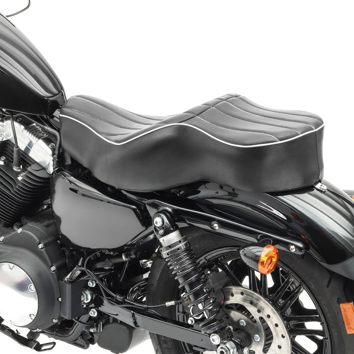 Motorcycle Seat 2-Up Driver Passenger N68529