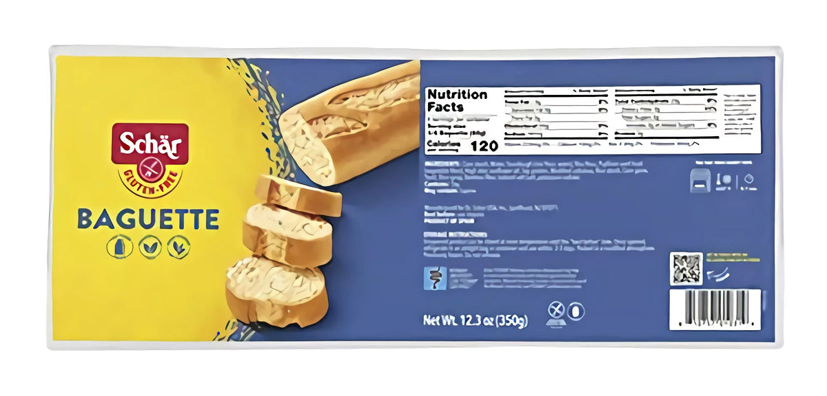 Gluten Free Baguettes 12.3 oz Pack of 3 U1924