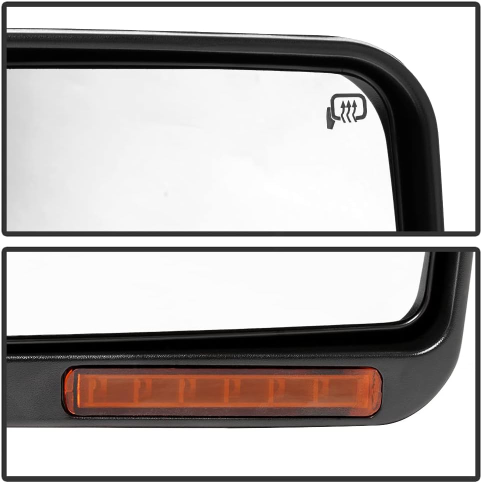 2004 2006 Ford F150 Pickup LED Power Heated Side Mirrors Set E14627