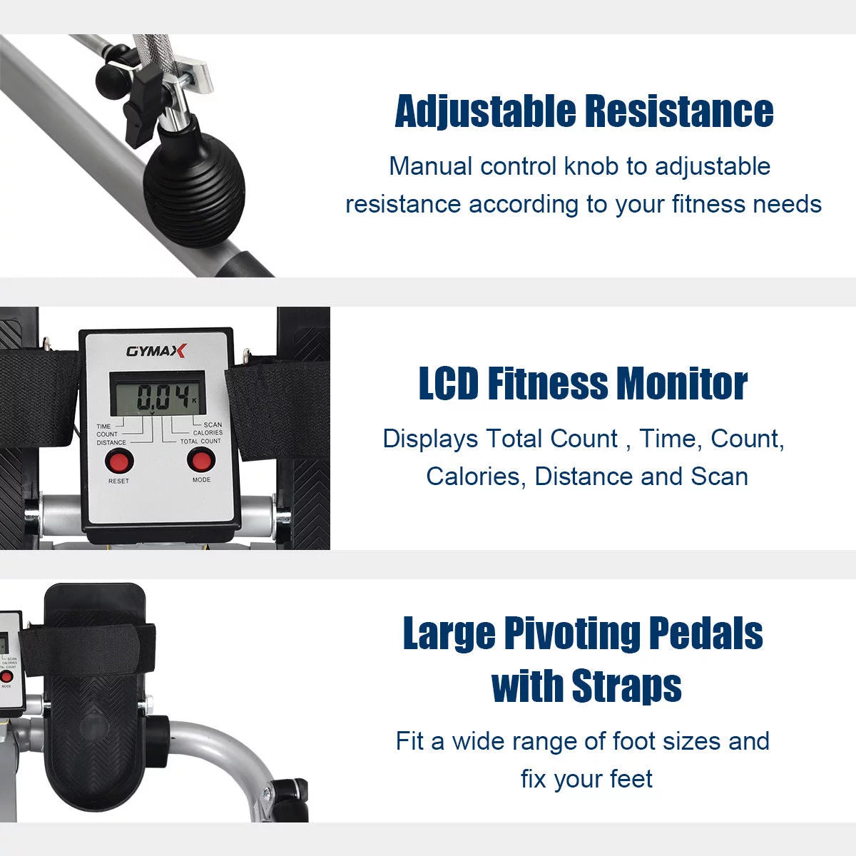 Exercise Rowing Machine with Adjustable Hydraulic Resistance U592
