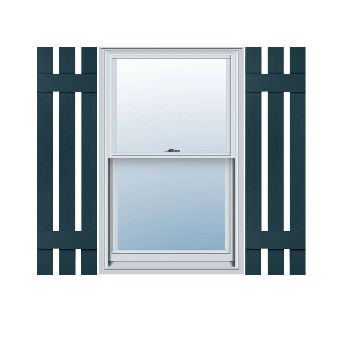 Standard Size Three Board Spaced Shutters M92905