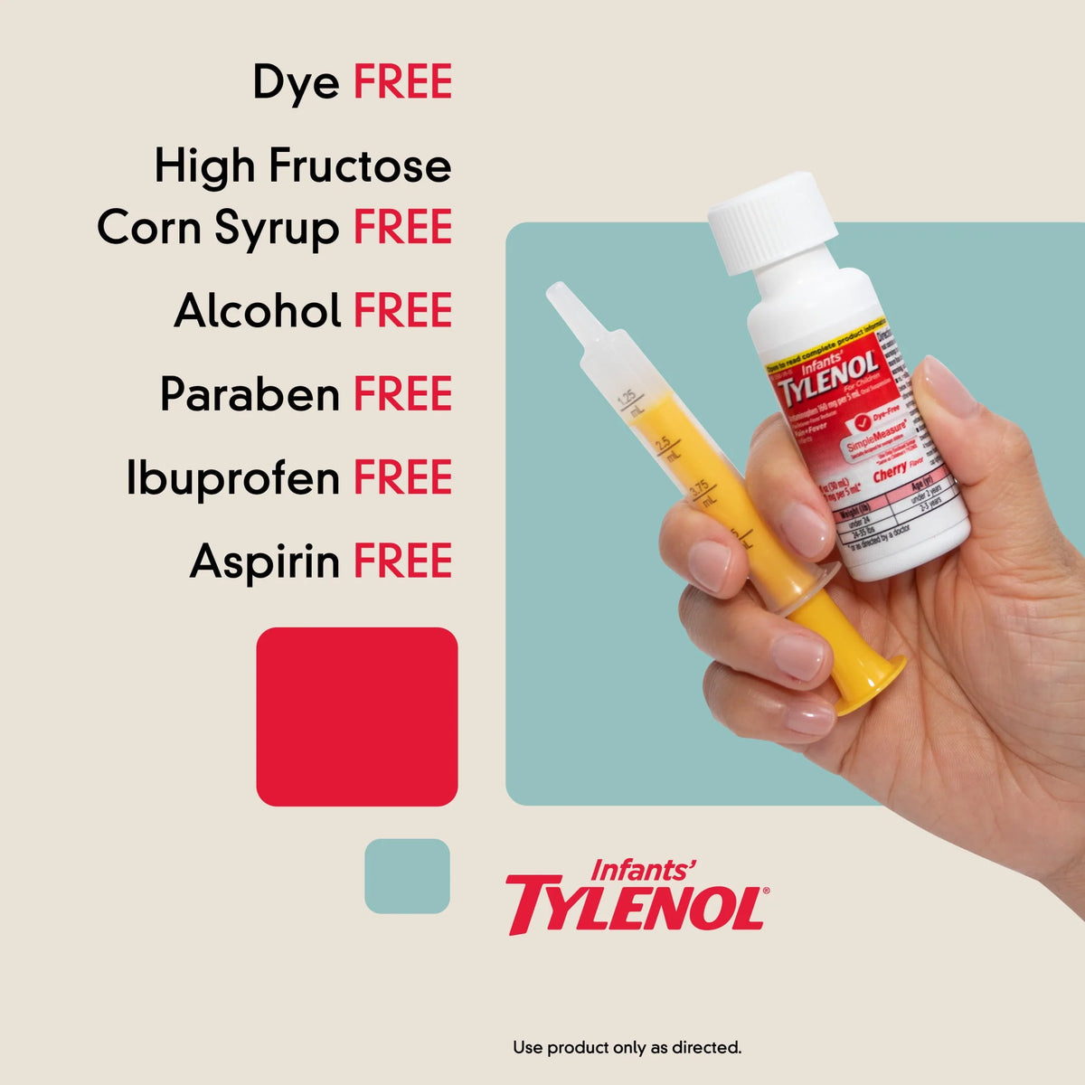 Dye-Free Cherry Acetaminophen Medicine 1 fl. oz O562931