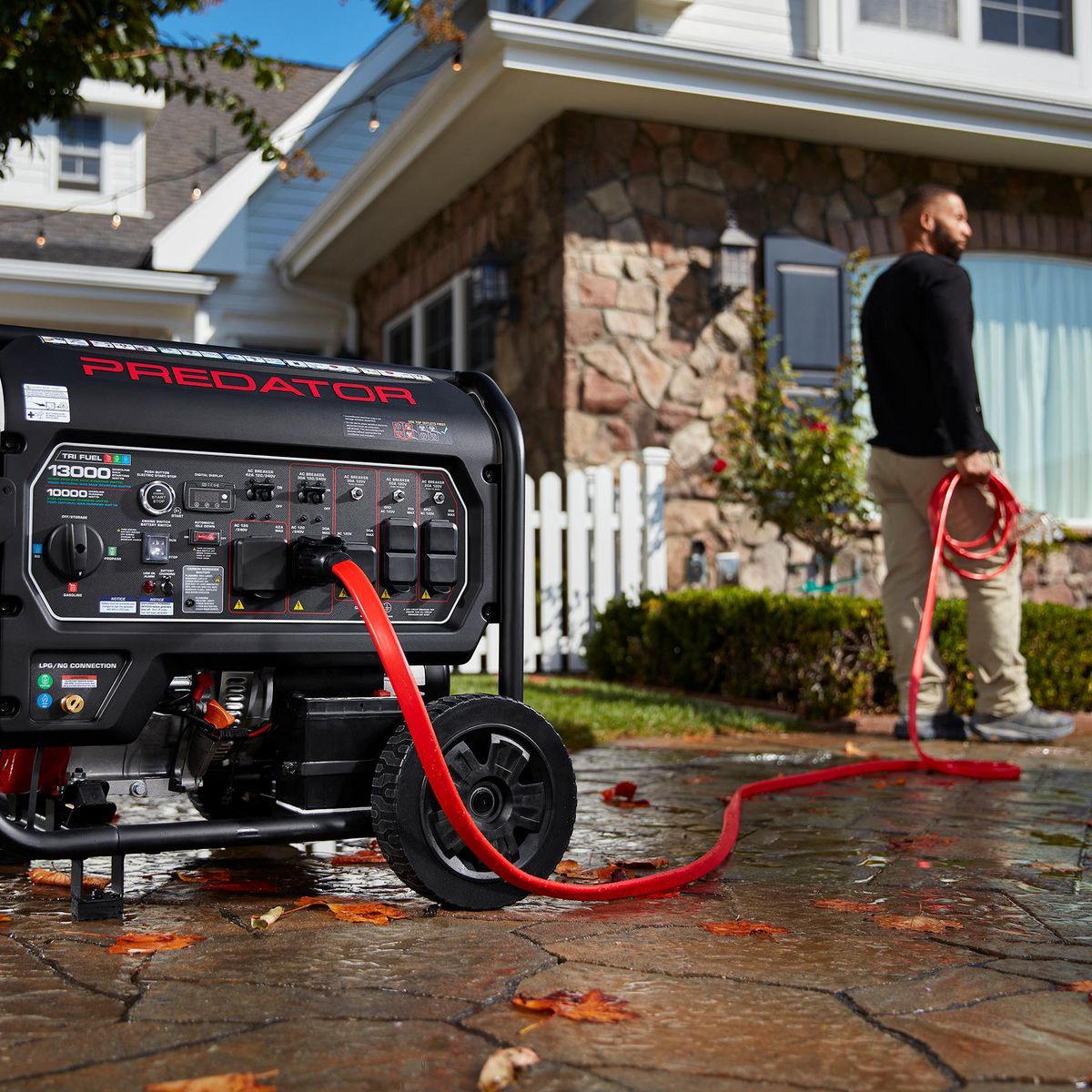 25 ft. 30 Amp 125/250V 4-Outlet Generator Extension Cord O40527