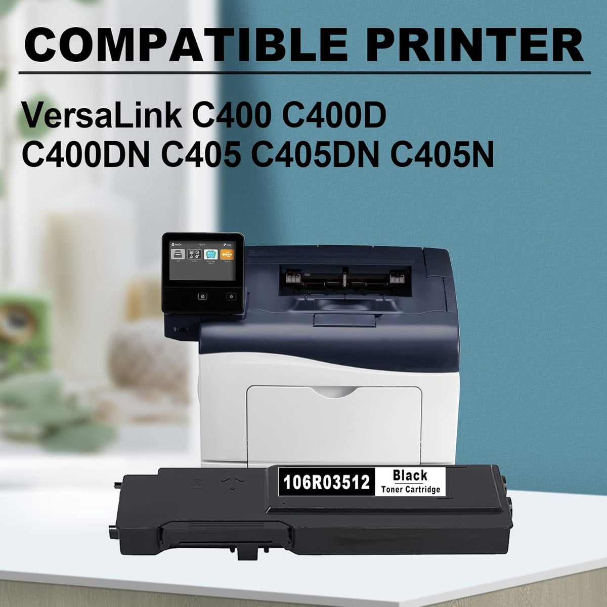 2 Pack Compatible Black Toner Cartridge B421510