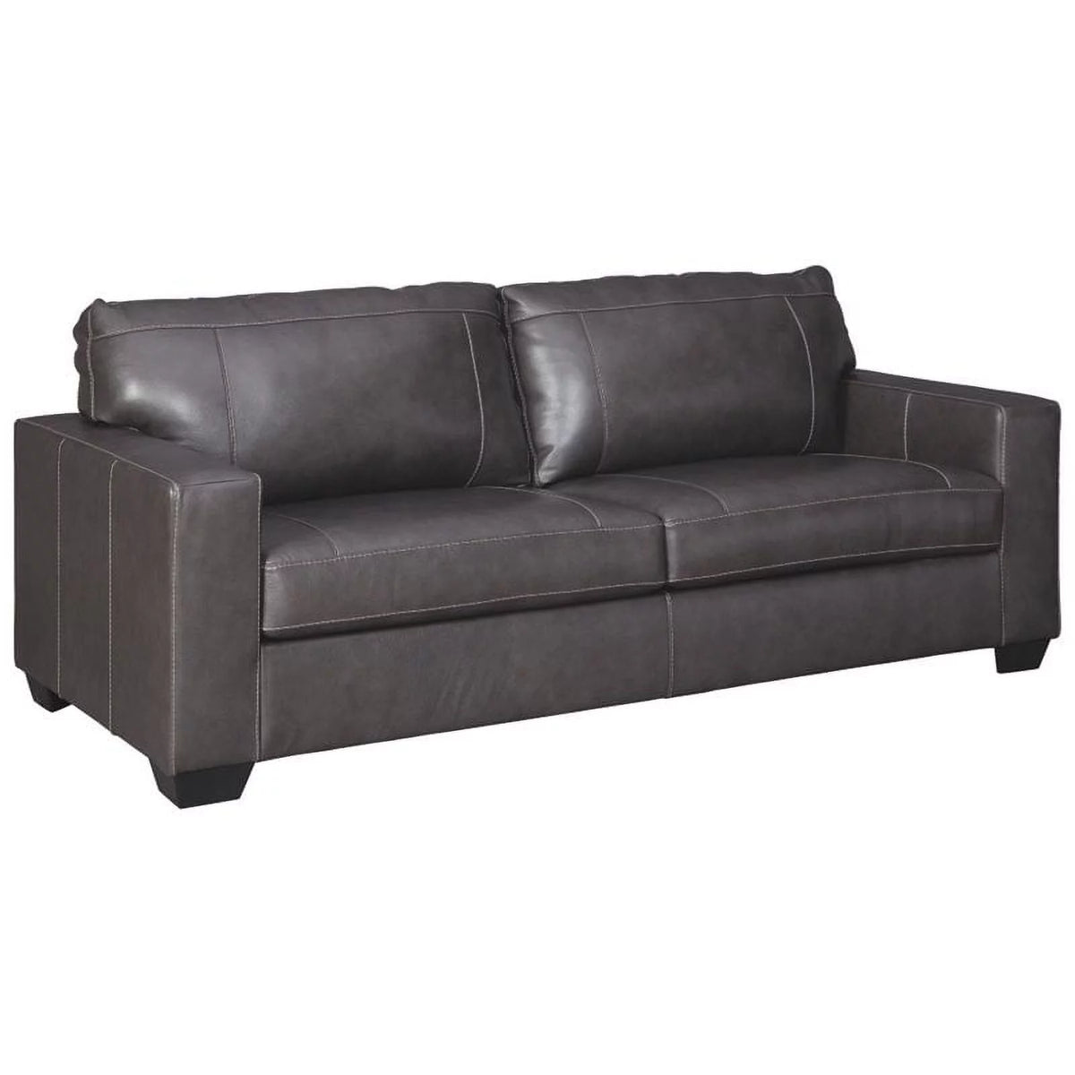Gray Leather Sofa G5996