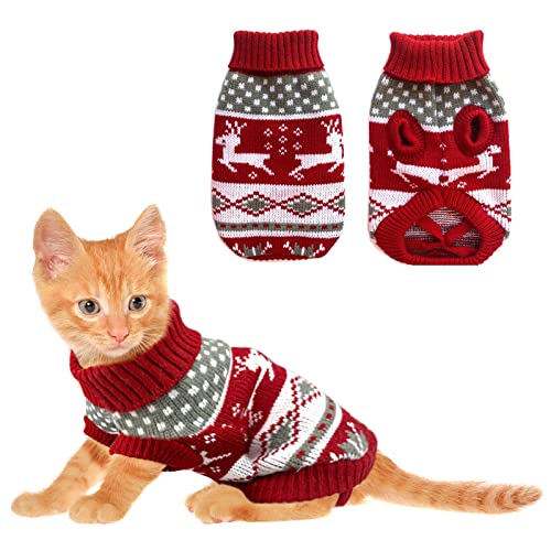 Dog Christmas Sweaters Pet Winter Knitwear Warm Coats P721425