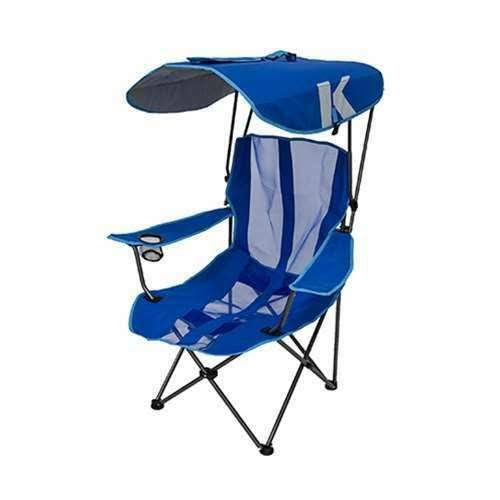 Blue & Black Canopy Camping Chair S716