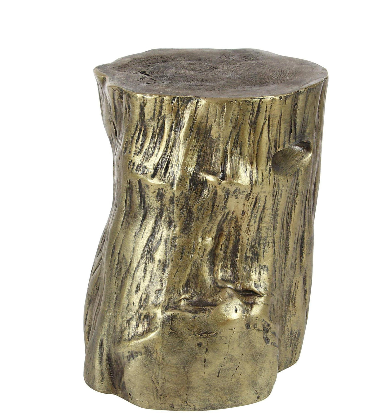 Pale Gold Fiberglass Foot Stool X625151