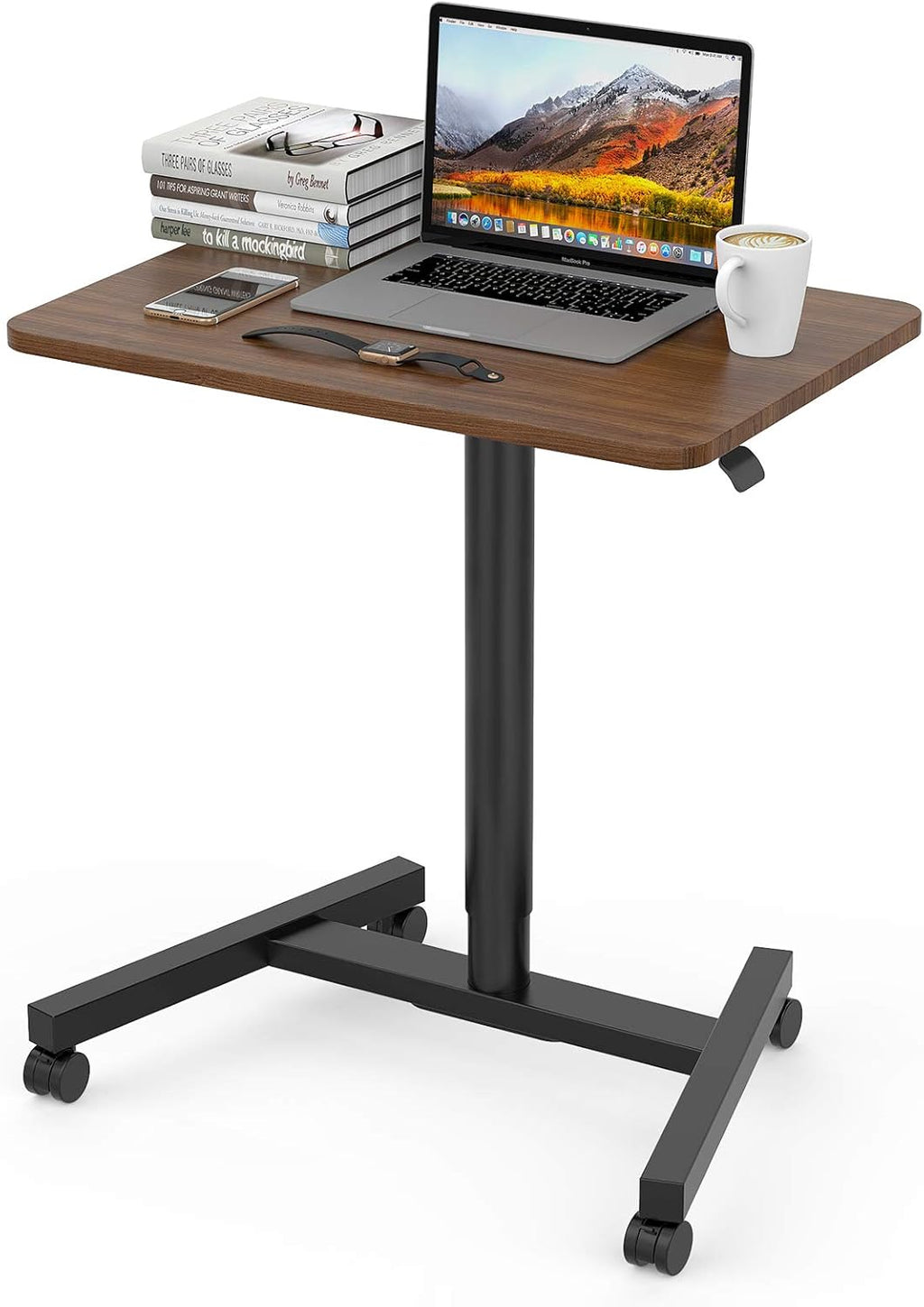 Height Adjustable Laptop Desk with Wheels X76280